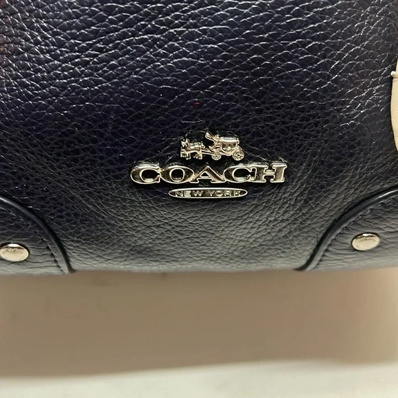 Coach Bucket Navy Blue Bag - Picture 2 of 16